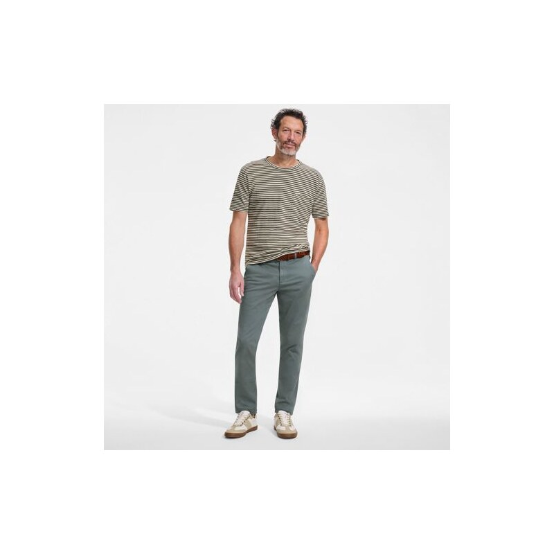Slim Fit Stretch Chinos, Men, size: 36 30, regular, Green,