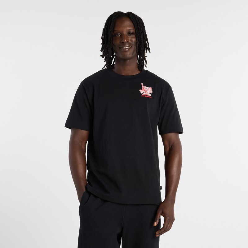Pánské tričko New Balance MT61H51DBK – černé