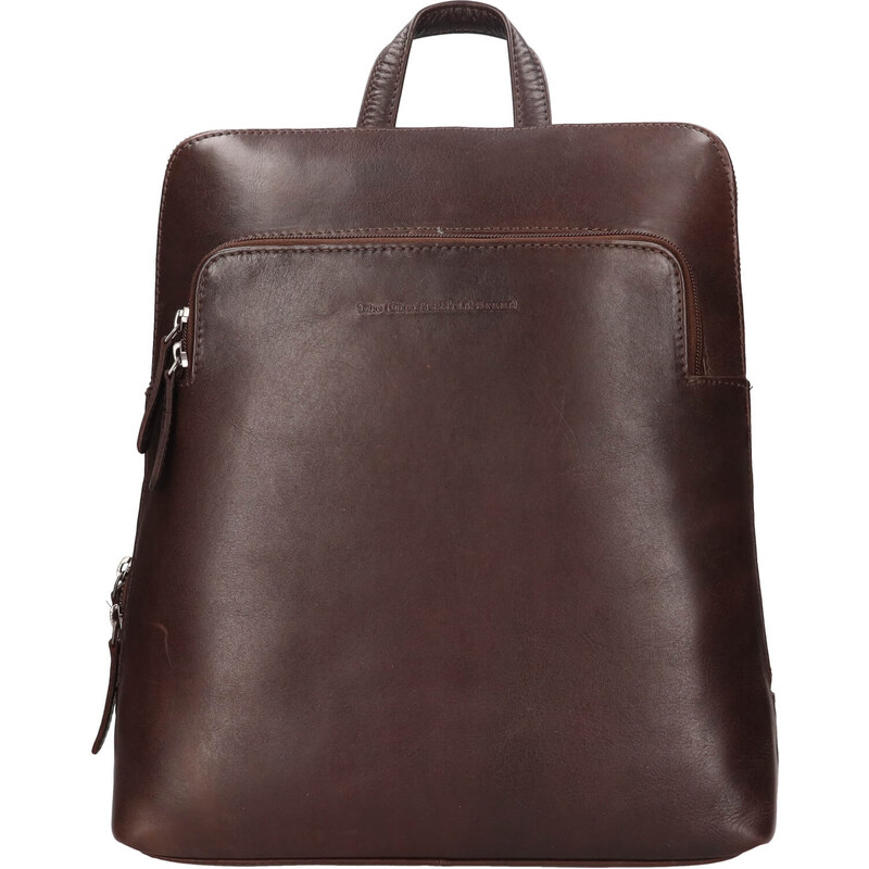 Dámský kožený batoh The Chesterfield Brand Fornella - tmavě