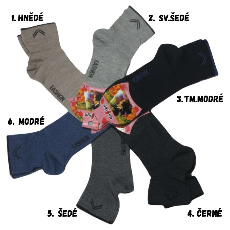 Design Socks dětské ponožky - střední výška - 5-6 let 61426116