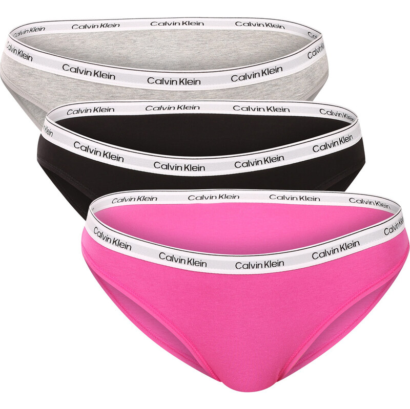 3PACK dámské kalhotky Calvin Klein vícebarevné (QD5207-FQN) 113326472