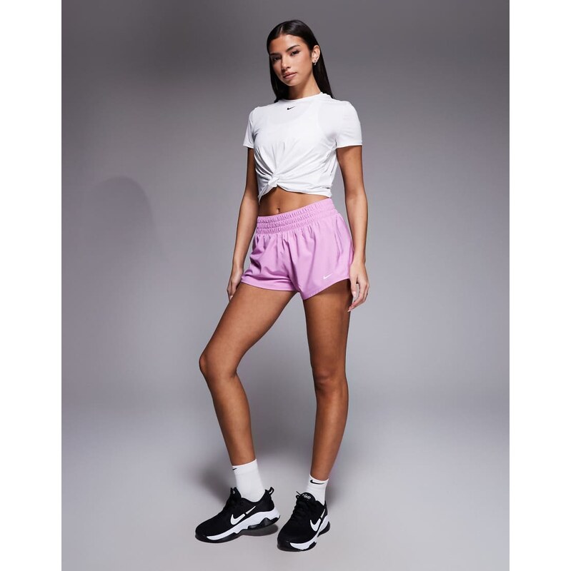Nike Training Nike One Training Dri-FIT mid rise 3 inch shorts