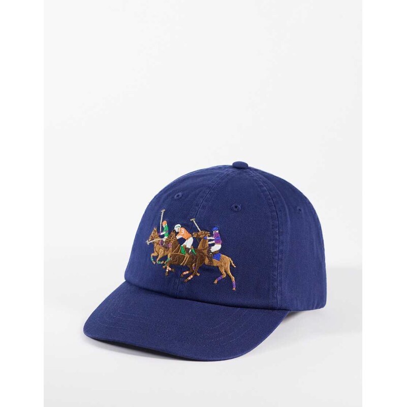 Polo Ralph Lauren polo graphic baseball cap in newport navy