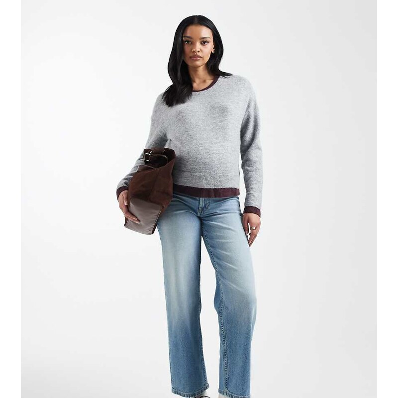ASOS Maternity ASOS DESIGN Maternity comfort stretch straight leg 113331758
