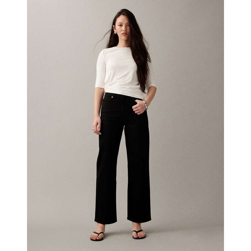 ASOS DESIGN ankle grazer comfort stretch straight leg jeans in