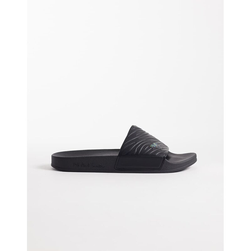 PS Paul Smith zebra logo sliders in black