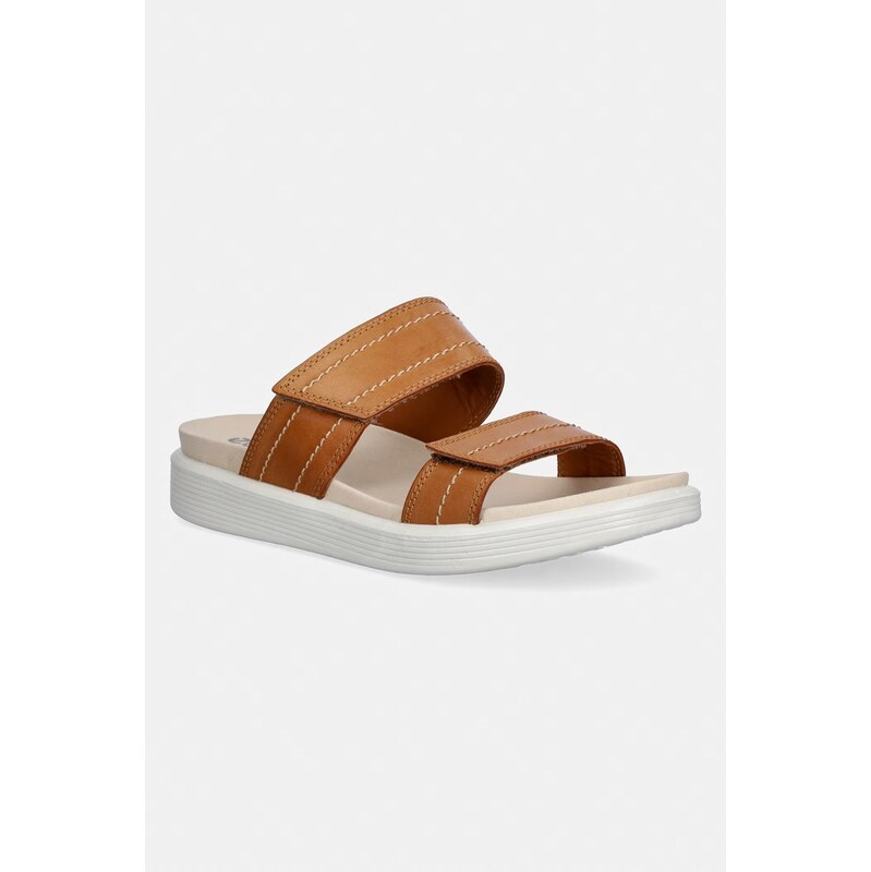 Kožené pantofle Ecco Soft Sandal W 113425730