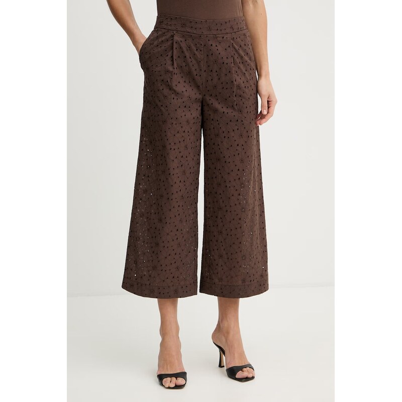 Bavlněné kalhoty Twinset 113348578