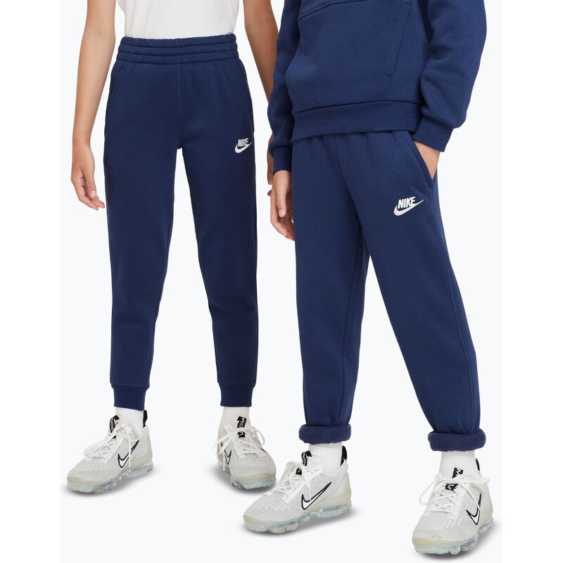 Dětské kalhoty Nike Sportswear Club Fleece midnight navy/white