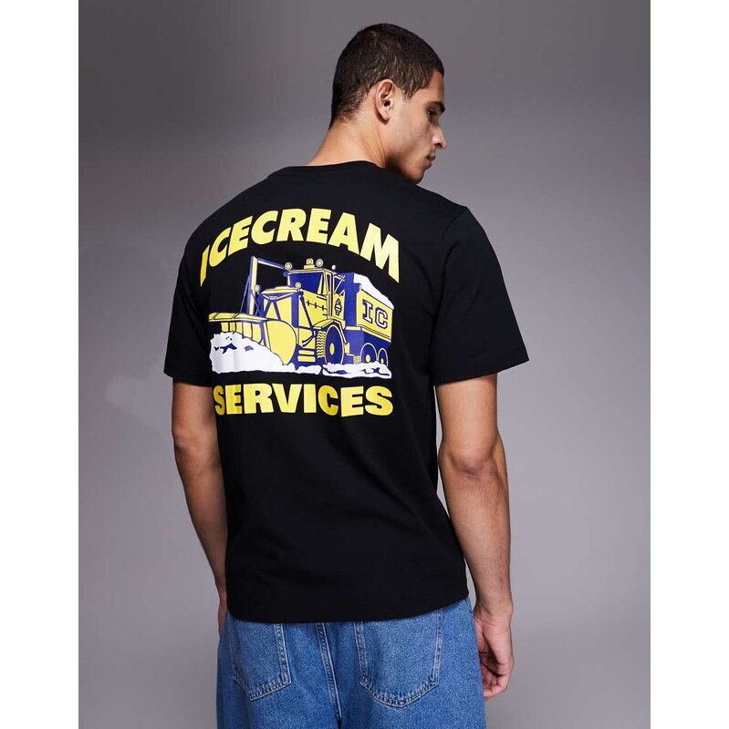 ICECREAM services logo t-shirt in black