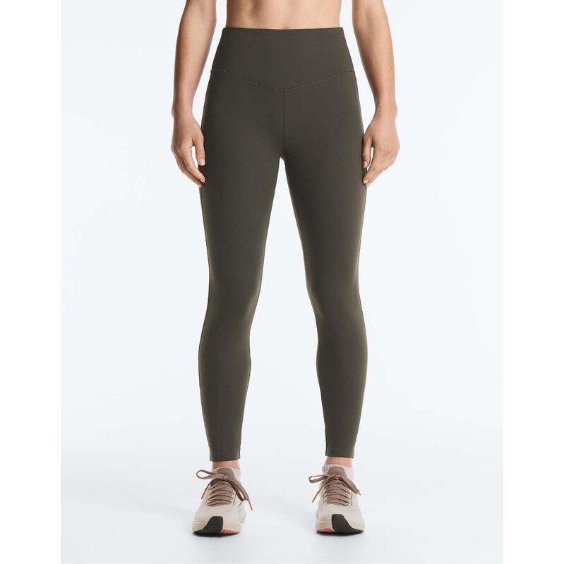 OYSHO Evermove 65cm high rise ankle-length leggings in brown 113327554