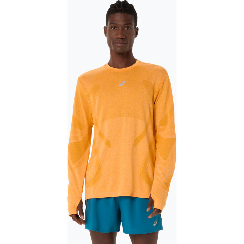 Pánské běžecké triko Longsleeve ASICS Road Seamless LS yamabuki