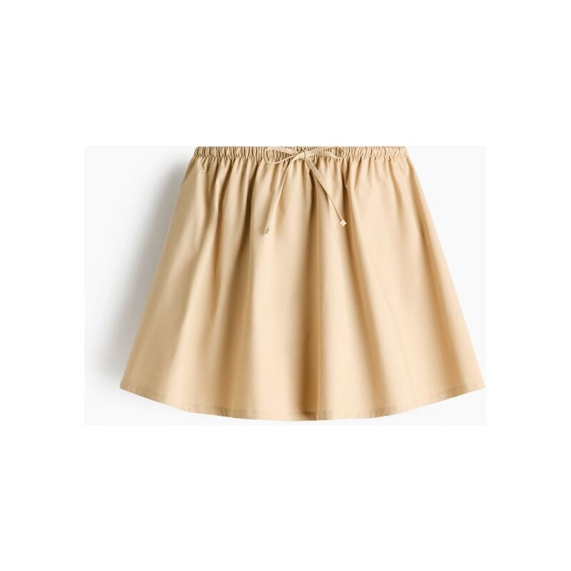 H&M - Rozšiřující se sukně Flared - Béžová