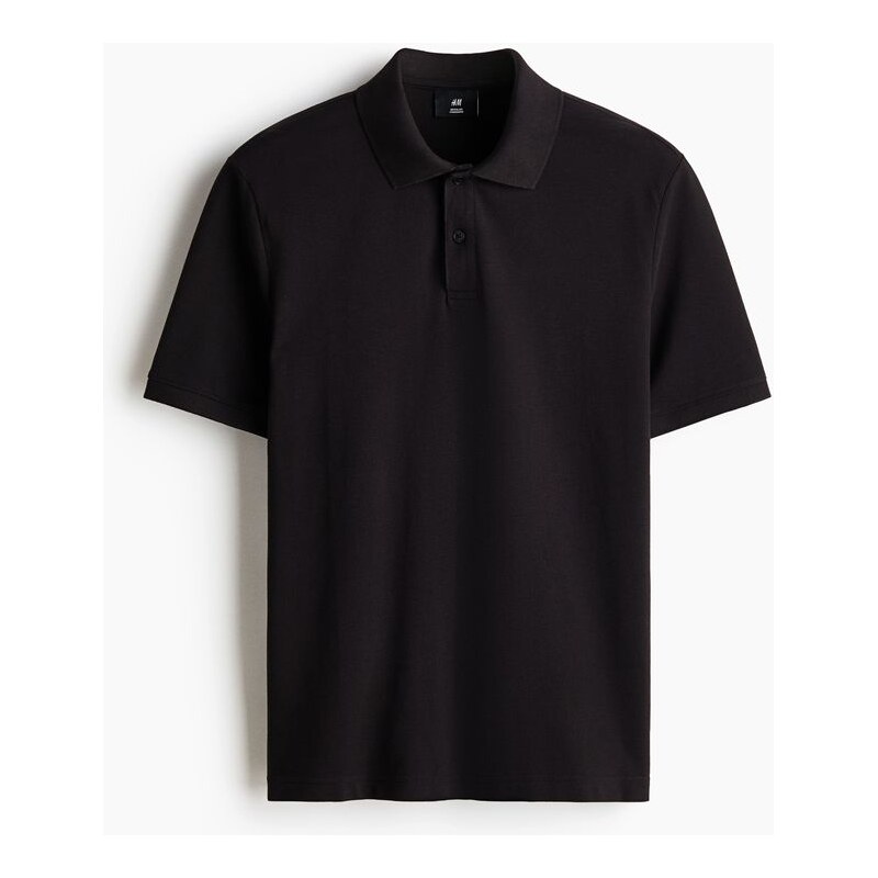 H&M - Tops límečkem Regular Fit - Černá