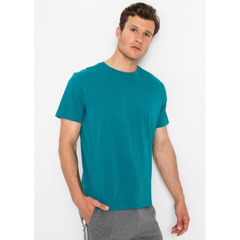 bonprix Tričko (3 ks v balení) zelená Muž