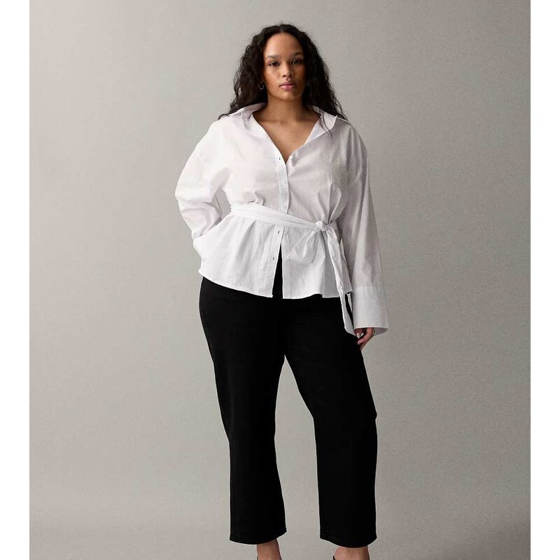 ASOS Curve ASOS DESIGN Curve ankle grazer comfort stretch straight leg 113338767