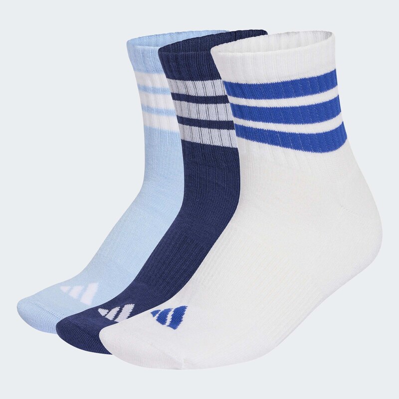 adidas Performance adidas 3S ESS C MID 3P ANKLE SOCKS BLUE 113333963
