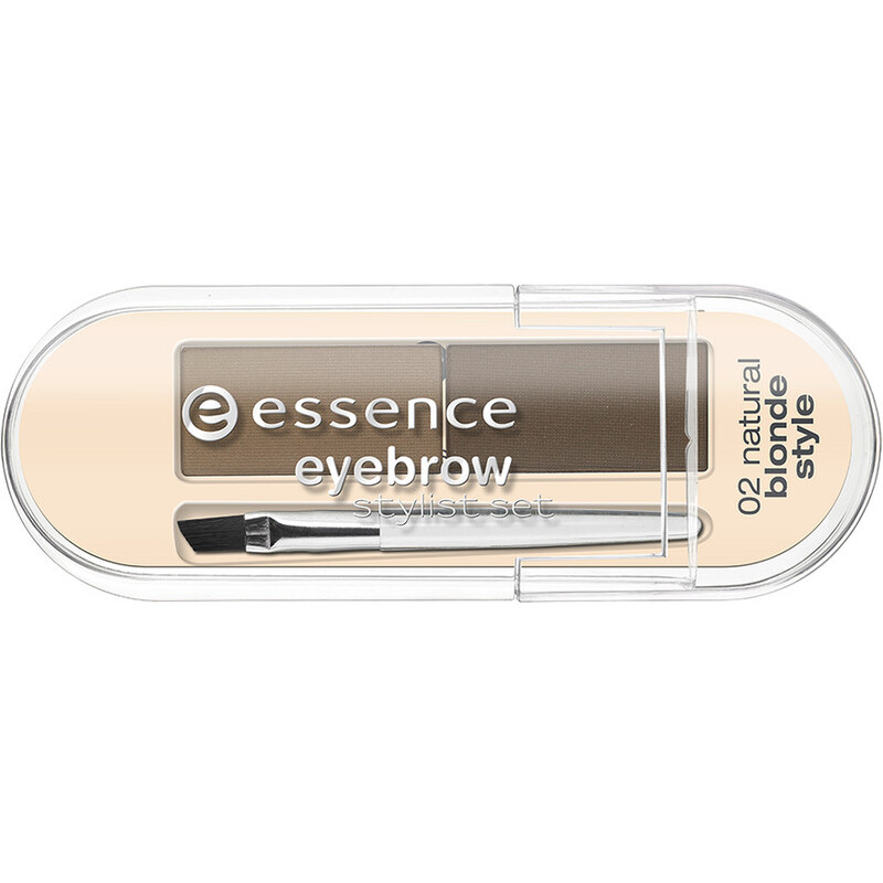 Essence Č. 02 Natural Blonde Style Eyebrow Styliks Set Pudr na obočí 2 g