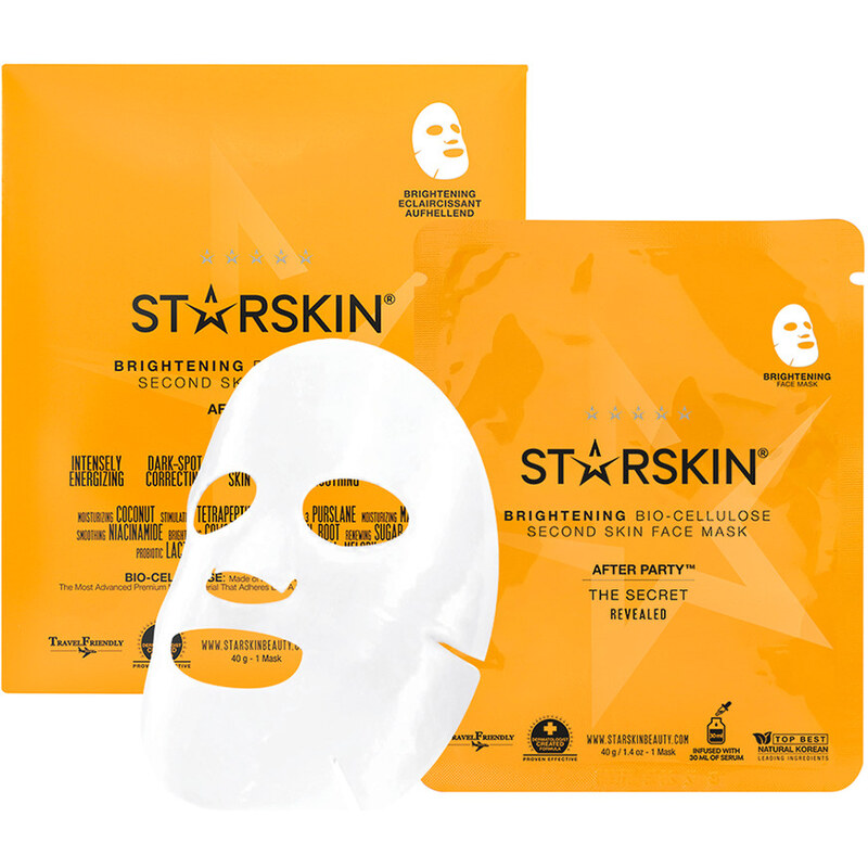 STARSKIN® After Party Bio Cellulose Brightening Facial Mask Maska 30 ml
