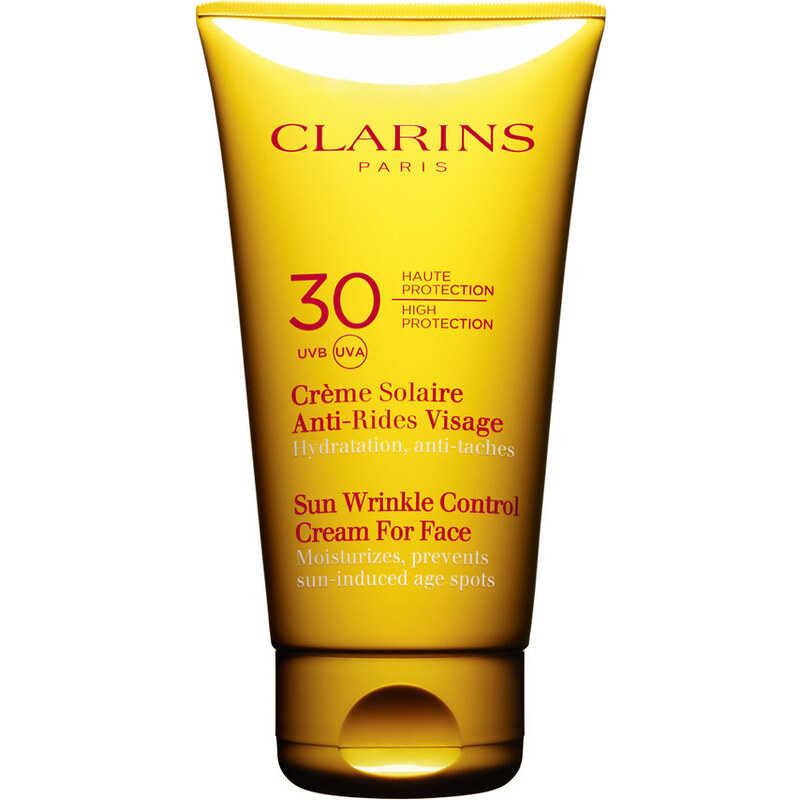 Clarins Crème Solaire Anti-Rides Visage UVA/UVB 30 Opalovací krém 75 ml
