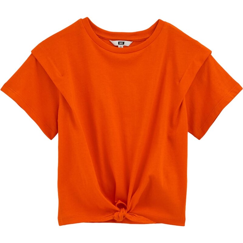 WE Fashion Tričko tmavě oranžová