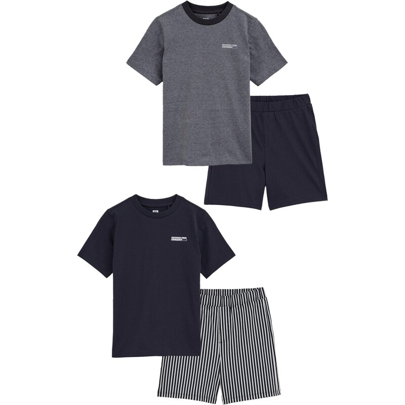 WE Fashion Pyžamo námořnická modř / bílá