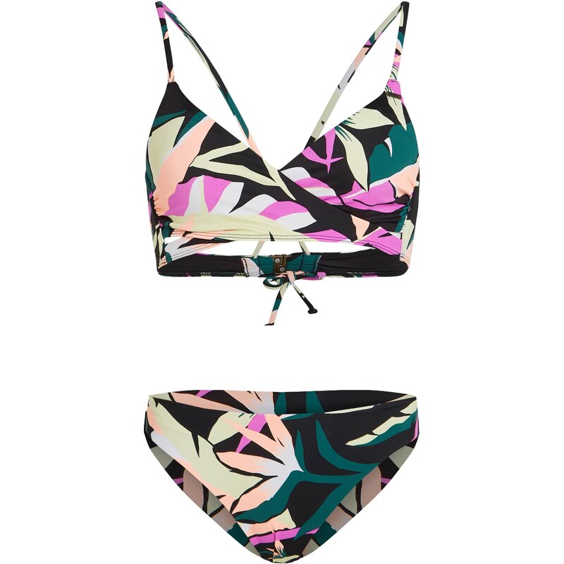 ONEILL Bikiny Essentials Baay Maoi krémová / petrolejová / růžová / 113338403