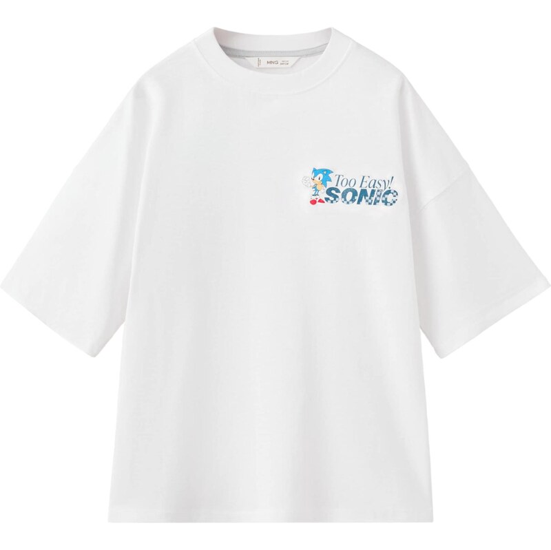 MANGO KIDS Tričko námořnická modř / azurová / jasně červená /