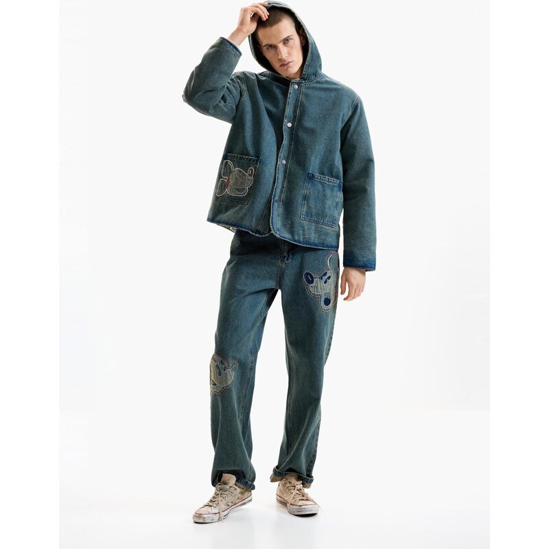 Desigual Džíny 'Mickey' modrá