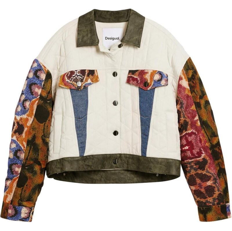 Desigual Přechodná bunda 'M. Christian Lacroix' mix barev / přírodní bílá