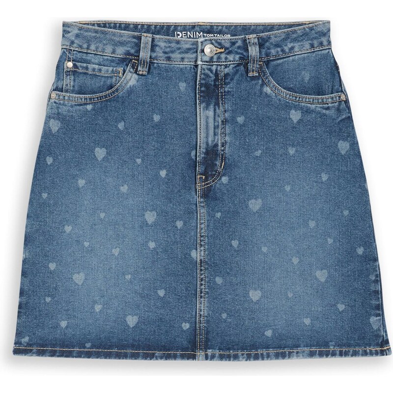 TOM TAILOR DENIM Sukně modrá džínovina / tmavě modrá 113338939