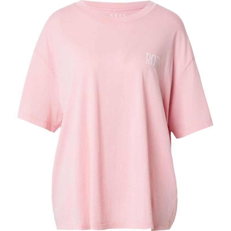 ROXY Oversized tričko světle růžová / burgundská červeň / bílá