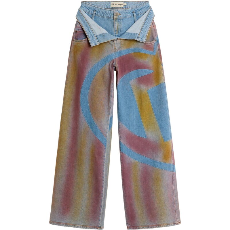 Desigual Džíny 'Masha Popova' modrá džínovina / hořčicová / magenta