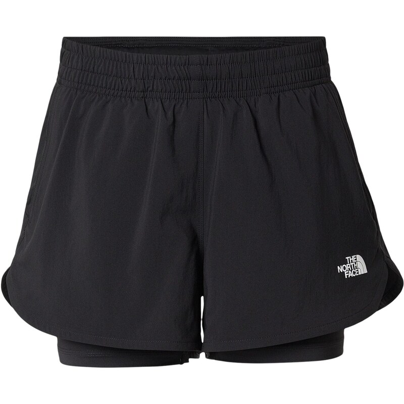 THE NORTH FACE Sportovní kalhoty Flex černá / bílá