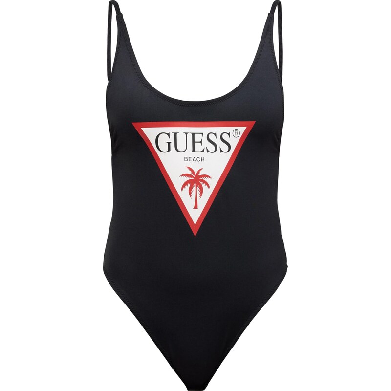 GUESS Plavky VIOLET červená / černá / bílá 113339817
