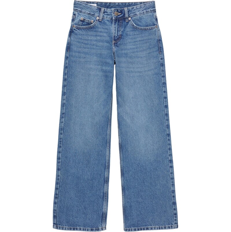 Pull&Bear Džíny LOVE modrá džínovina 113339877