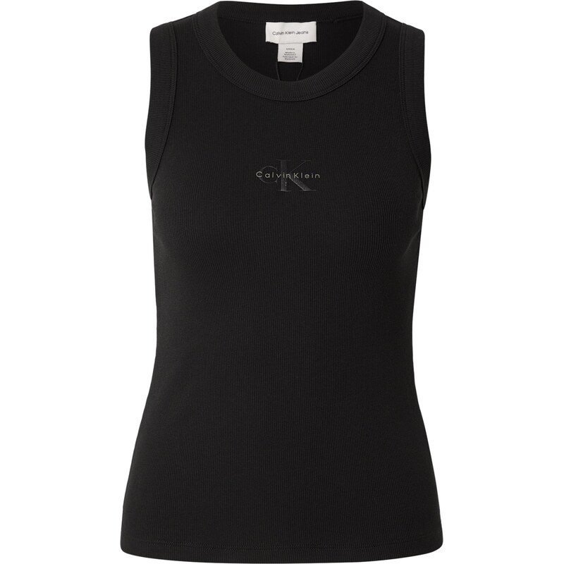 Calvin Klein Jeans Top šedá / černá