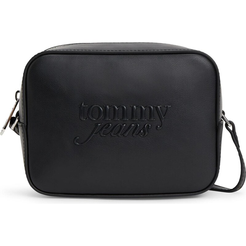 Tommy Jeans Taška přes rameno Essential Logo Camera černá