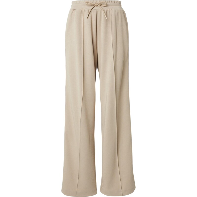 EA7 Emporio Armani Kalhoty šedobéžová / bílá 113340063