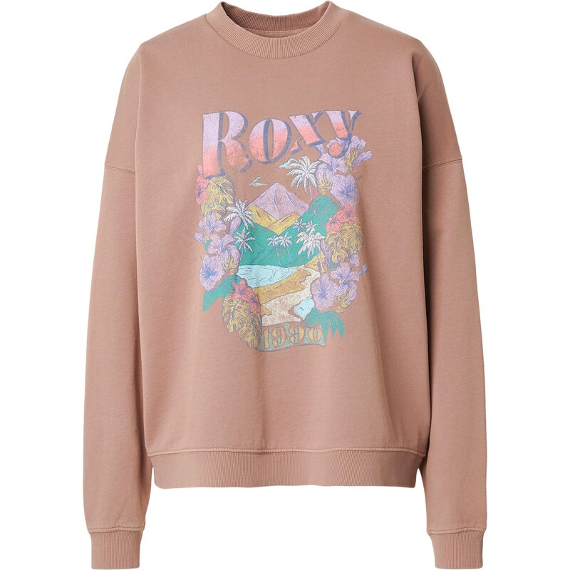 ROXY Mikina LINEUP mokka / tmavě žlutá / nefritová / šeříková 113340176