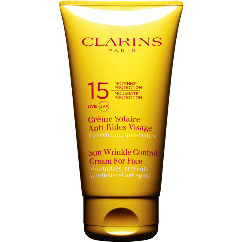 Clarins Crème Solaire Anti-Rides Visage UVA/UVB 15 Opalovací krém 75 ml