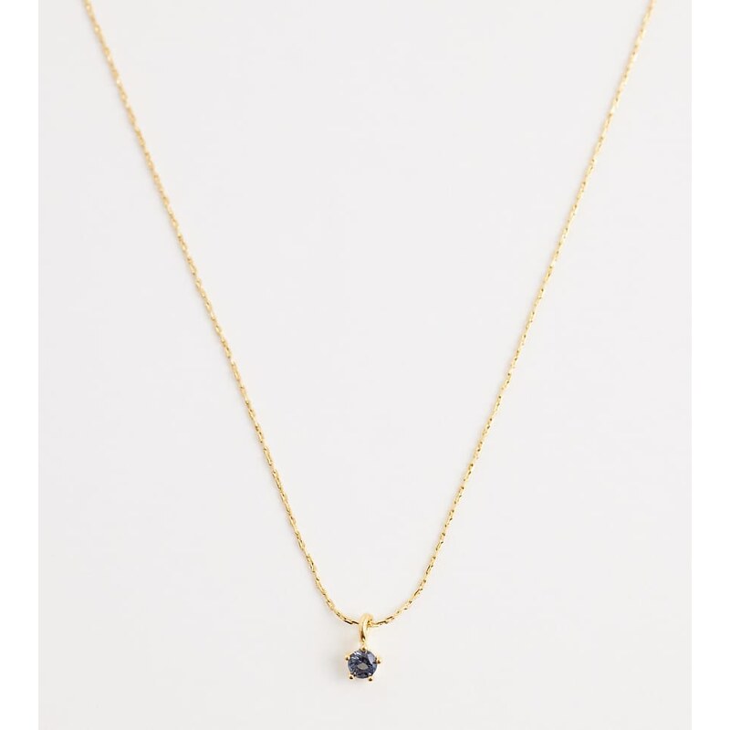 Orelia fine blue collar necklace in 18k gold plated 113338754