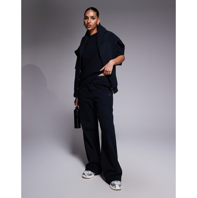 Montirex Form wide leg joggers in black 113880439
