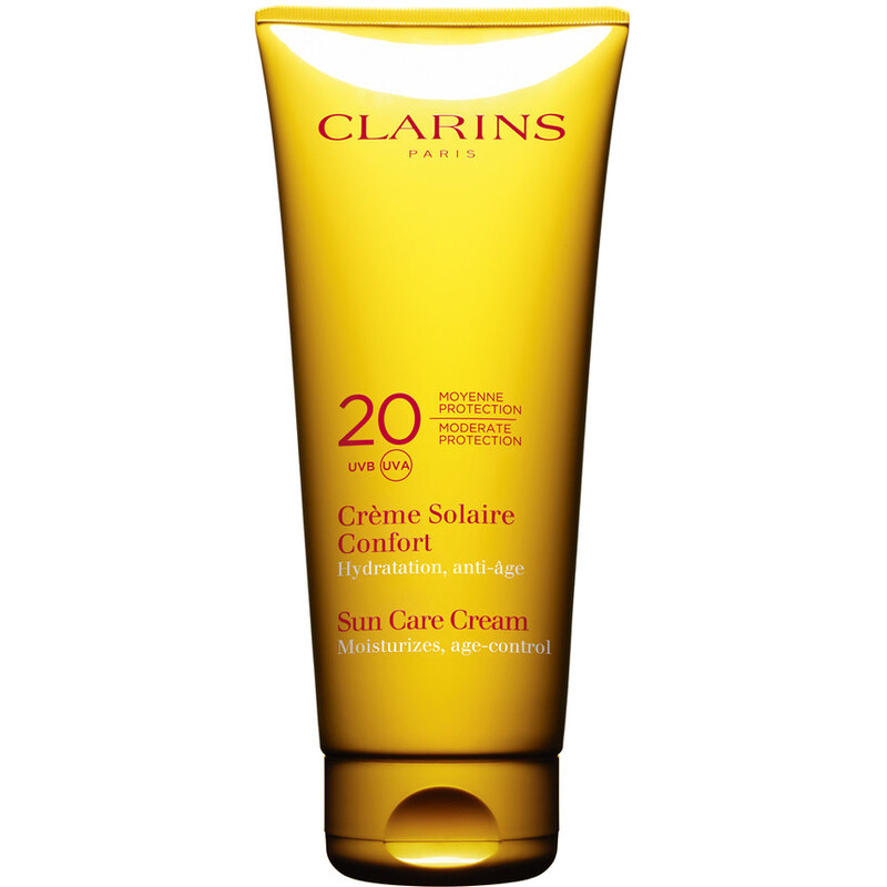 Clarins Crème Solaire Confort UVA/UVB 20 Opalovací krém 200 ml