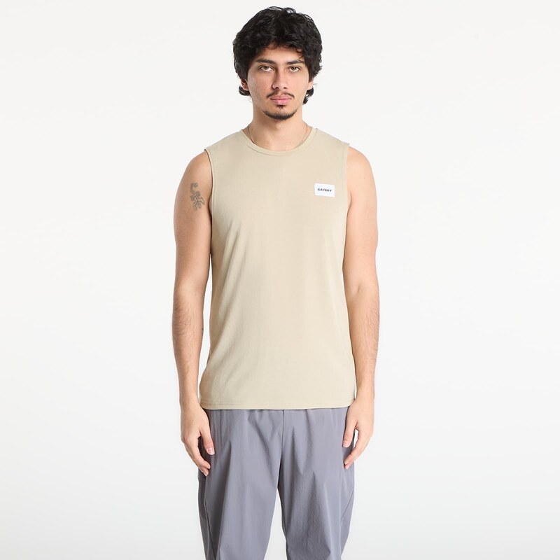 Tričko SAYSKY Clean Motion Tank Beige XL