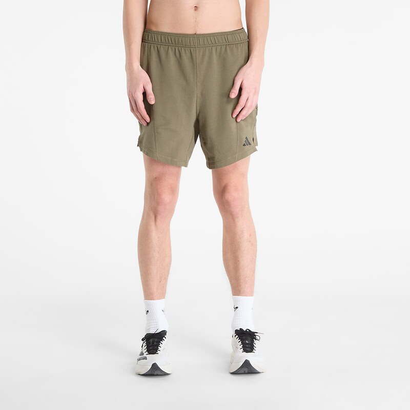 adidas Performance Šortky adidas D4T X Shorts Olive Strata L