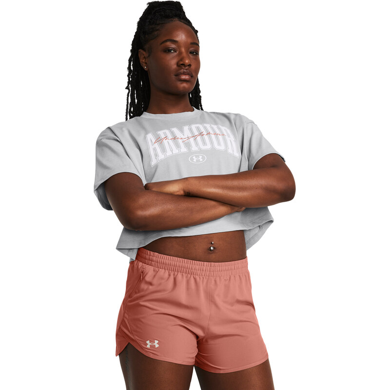 Dámské tričko Under Armour HW SCRIPTED WM CROP SS 90813669