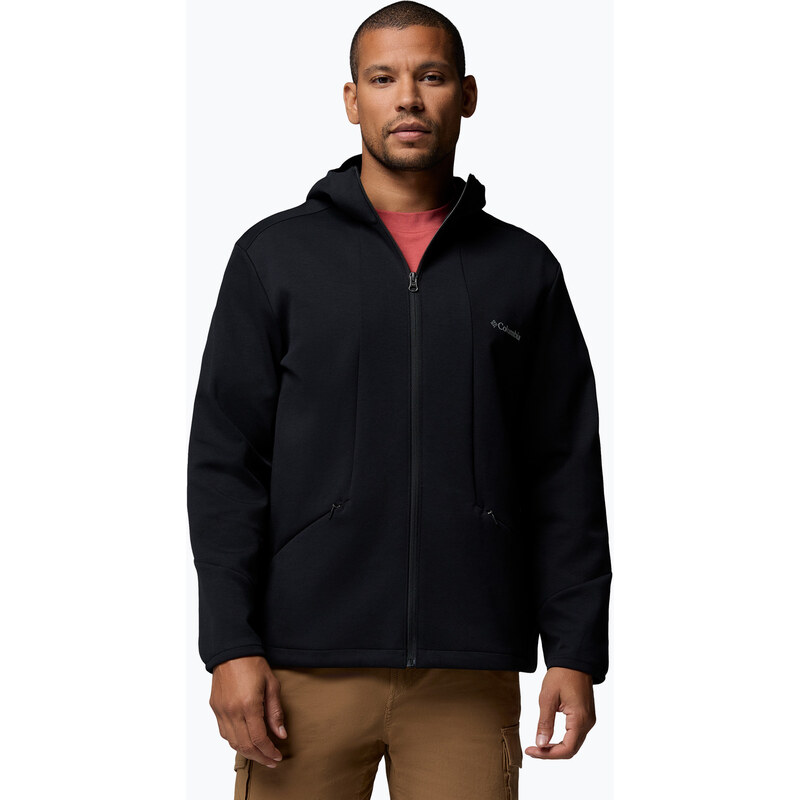 Pánská trekingová mikina Columbia Tech Spacer Knit Hoodie black