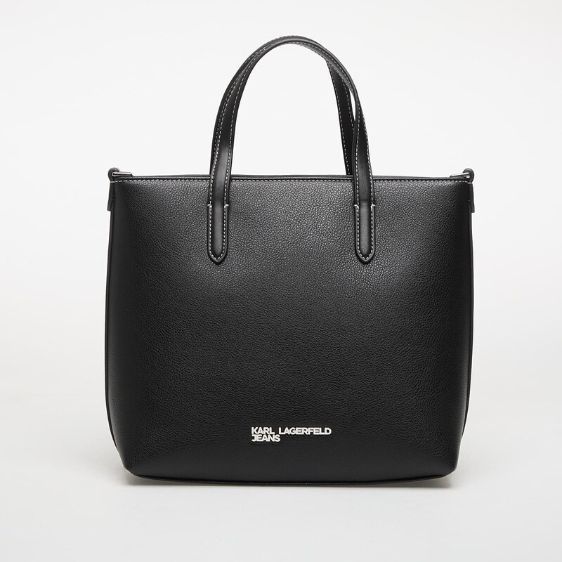 Kabelka Karl Lagerfeld Jeans Metal Logo Mini Tote Black