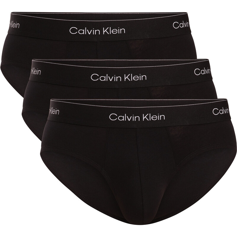 3PACK pánské slipy Calvin Klein černé (NB4388-TM6) 114404429
